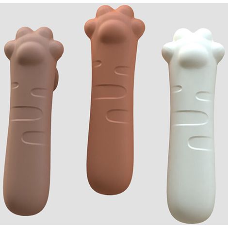 Tampons de protection pour poignées de porte en silicone – Lot de 3, mousse amortissante anti-chocs et anti-rayures (1/5)