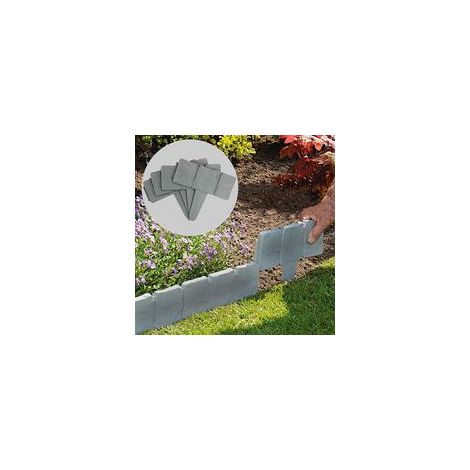 20 bordures de jardin décoratives en plastique pour pelouse et aménagement paysager (1/5)