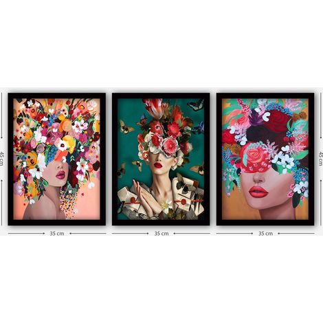 Arte murale incorniciata, cornice per foto Painting Multicolore (1/2)