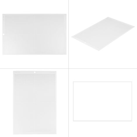 Tapis de découpe antidérapant A3 45 x 30 cm planche de coupe pour traceur vinyle blanc (1/5)
