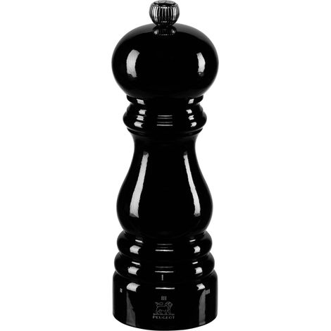 Peugeot Molinillo de pimienta manual madera lacada negra 18 cm (1/2)