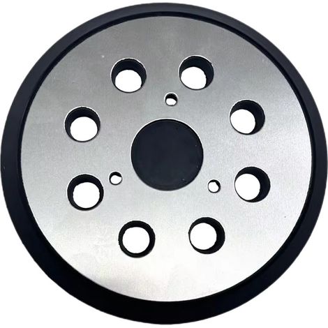 Trade-Shop Schleifteller Stützteller Haftteller 125mm mit Metall-Rückseite für Makita BO5010/K BO5011 BO5012 BO5020 BO5021/K BO5030/K BO5031/K BO5040 - 1 Stück (1/3)