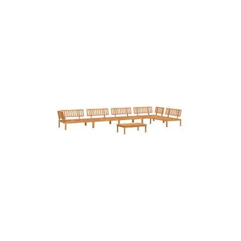 Salon palette de jardin 6 pcs bois d'acacia massif (1/5)