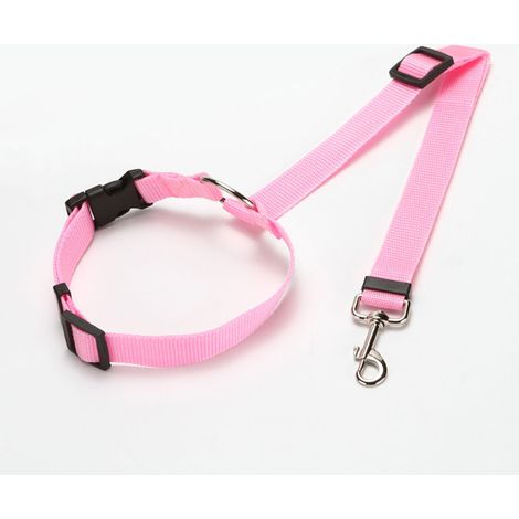 Nouvelle ceinture de sécurité réglable pour chien et chat, ceinture de voyage avec clip, collier de sécurité pour voiture (1/4)