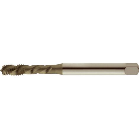 Maschio Macchina Per Fori Ciechi Lasciato Senza Rivestimento, Din 371 B Filetto M3, Pas 0,5 Millimetri Lunga. Totale: 56 Mm, Gambo Ø 3,5 Mm