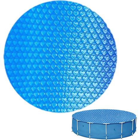 Bâche à Bulles pou Piscine onde 180 cm Bâche Solaie de 10 mm d'épaisseu Découpe individuelle Chauffage de Piscine pou Eau Chaude