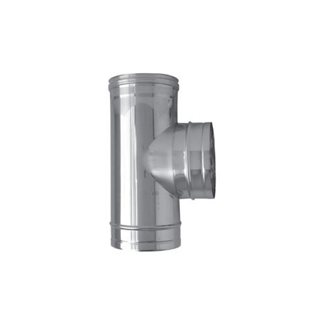 C RACCORDO A T INOX ATTACCO FFM D 10 CM