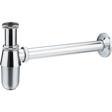 Sifón telescópico de lavabo Mod. B, 1”1/4 zamac cromado (1/2)