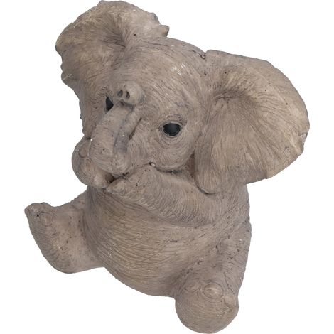 Statue d'éléphant en résine, objet de décoration mignon pour salon ou chambre à coucher - Type 3 (1/5)