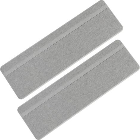 Lot de 2 Coussinets Absorbants en Diatomée Gris, Tapis à Séchage Rapide, Porte-savonnette Antidérapant pour Salle de Bain et Lavabo, Accessoires Pratiques pour Toilette et Gobelet (1/5)