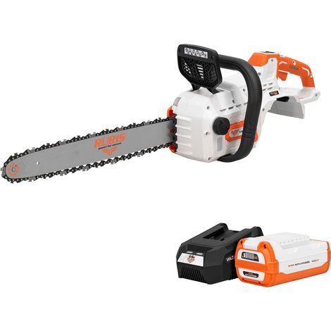 Tronçonneuse sans fil RURIS VoltX 4564e 60V - Moteur Brushless - Guide 45 cm - Vitesse de chaîne 25 m/s - Avec Batterie et Chargeur