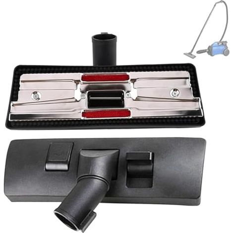 Tête de brosse universelle 32 mm pour aspirateurs Henry, Hoover, Eureka, Shop VAC, Hetty, James, etc.  Double pédale de commutation pour sol et tapis