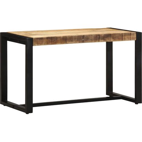 Bank 80x35x45 cm Raues Massivholz Mango