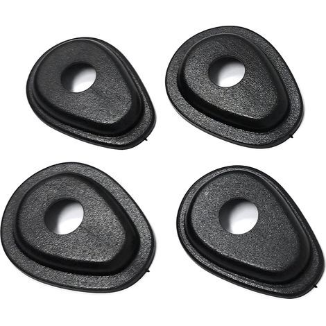 1 Paire Plaques adaptateur, Plastique noir, Pour clignotants LED, Yamaha MT-09 Tracer 15-18 (1/2)
