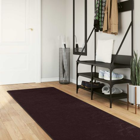 Teppichläufer MARSA Anthrazit 450 x 80 cm Polyester und PVC