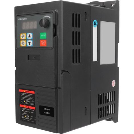 Three-phase vector frequency inverter, 340-440 V input, 0-440 V output, 0.75 kW, 2.5 A (1/5)