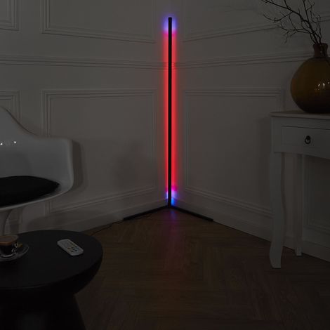 Lampe - HOME DECO FACTORY - Tube LED - Noir et Multicolore (1/5)