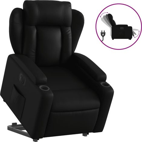 Maison Exclusive - Relaxsessel mit Aufstehhilfe Elektrisch Schwar