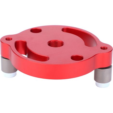 Lochzange für Holzplatten, Aluminiumlegierung, Zentrierlehre, Holzbearbeitungswerkzeug X600-1-Rot (1/5)
