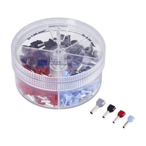 Vogt 737060 assortiment de puntas parcialmente aisladas 200 pcs