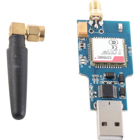 Module GSM/GPRS SIM800C avec Bluetooth et interface USB série (1/5)