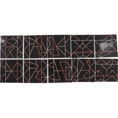 10 Fliesenaufkleber, 15 x 15 cm, selbstklebende Rückseite