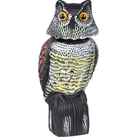 Taubenabwehr – Eulenförmiger Vogelscheuchen-Vogelvertreiber – vertreibt Tauben, Krähen und mehr. (1/5)