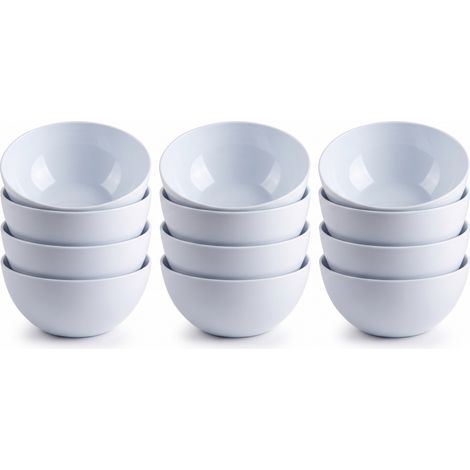 Set 12 Ciotole e Scodelle 1,2 L Hemax Bianco (1/4)