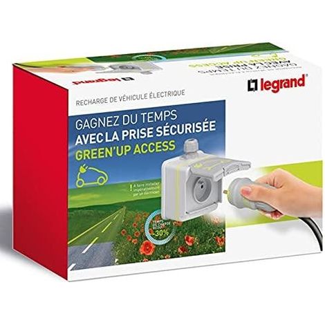 Vollständige Aufputzinstallation – Ready-to-Install Green'up Access für Elektrofahrzeuge Legrand 090476