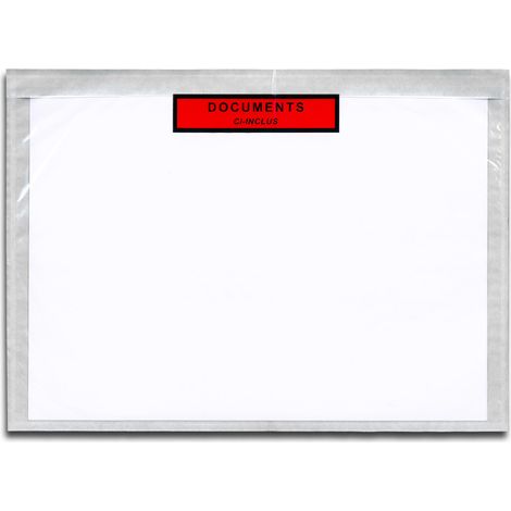 Lot de 100 Pochettes Documents ci-inclus PAC-LIST A4 (1/3)