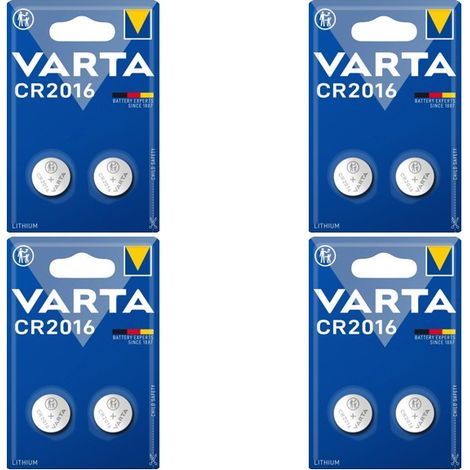 .Varta CR 2016 3V au lithium BL2.
.
