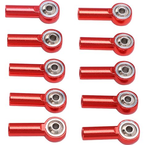 10 Pièces M3 26mm Douilles à Rotule en Aluminium pour Voitures Télécommandées 1/10 1/8 Universelles (1/5)