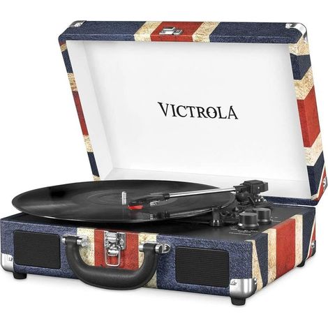 Platine vinyle valide Victrola Vintage Drapeau UK