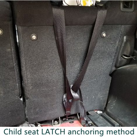 Support de ceinture de sécurité pour enfant, base de montage, interface de verrouillage ISOFIX, kit de montage d'ancrage de retenue de remplacement pour FIT GE6 2007-2013, côté droit (siège arrière co (1/5)