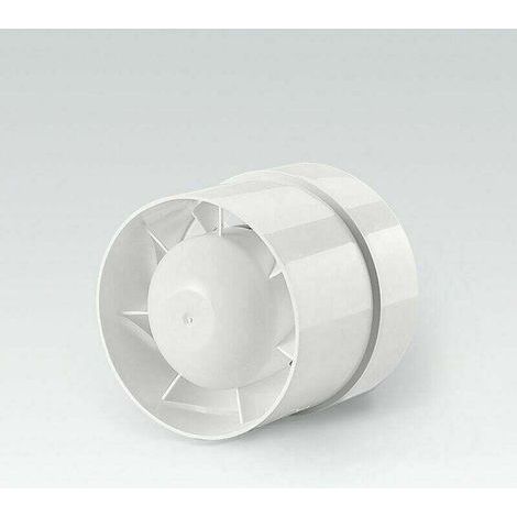 KZQ 1 PCS Ventilateur Extracteur d'air, économique 100mm, 12W/130m3, extracteur axial conduit en ligne : salle de bain, cuisine, cave (1/4)