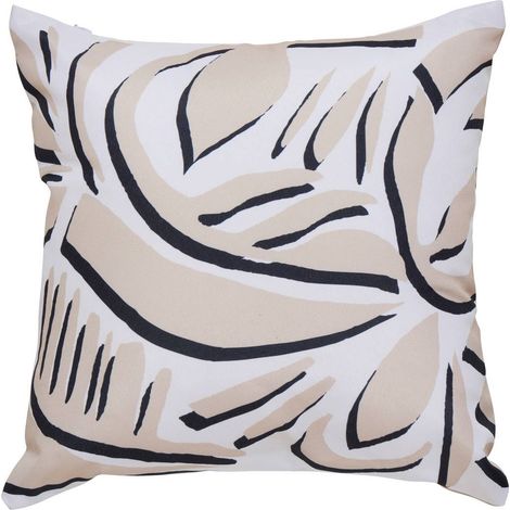 Copricuscino per esterni tileo 40x40cm idrorepellente beige - Atmosphera créateur d'intérieur (1/3)