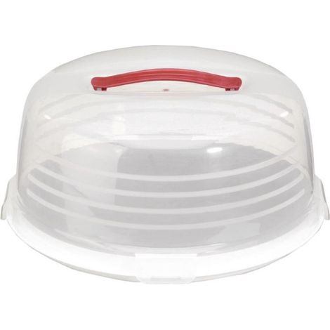 Boîte à gâteau ronde blanche 350mm - CURVER (1/4)