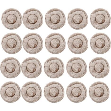 BUNTHAUS 20 pastilles de tourbe de 30 mm pour semis, blocs de terreau, pour la transplantation et la culture de fleurs et légumes au jardin (1/5)