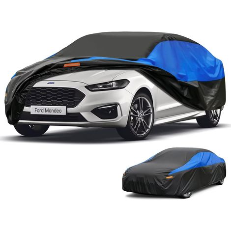 Bâche Voiture Exterieur Respirante, Compatible avec Ford Mondeo Sedan(2001-2022) Housse de Protection Voiture Extérieur, Toutes Saisons Peuvent Tout Gérer Contre Pluie Soleil Poussière.,Taille pour Fo (1/5)