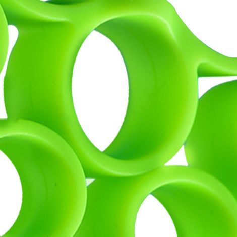 Étireur de doigts, bande de résistance pour la prise en main, renforcement des mains, appareil d'entraînement pour l'arthrite et le syndrome du canal carpien, guitare verte, 3 kg, débutant (1/5)