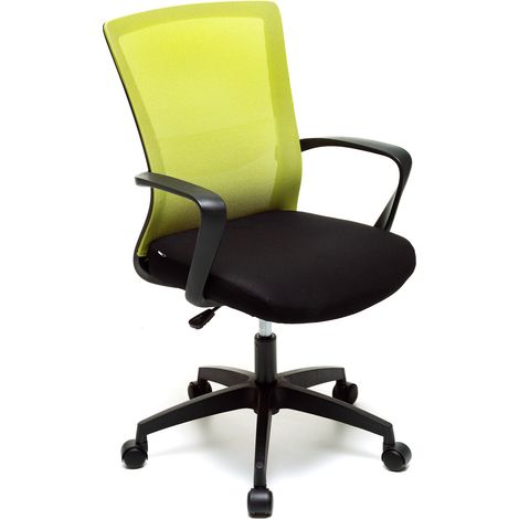 Sedia da Ufficio Operativa in Tessuto Verde
