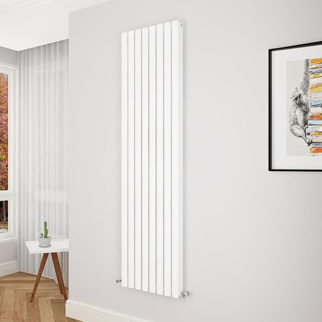 Biubiubath Oval Column Radiator 1800x472mm Double White (1/5)