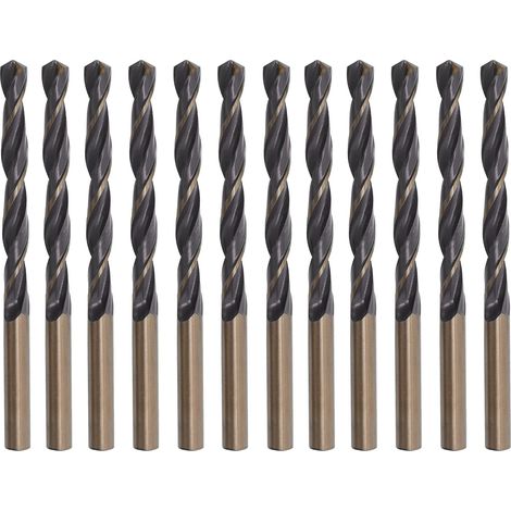 12pcs Foret Metal Hélicoïdaux, 5.2mm HSS Forets Meche Metal (1/5)