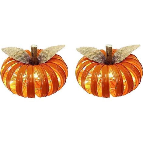 Lanterne lumineuse LED citrouille pour décoration d'Halloween (1/5)