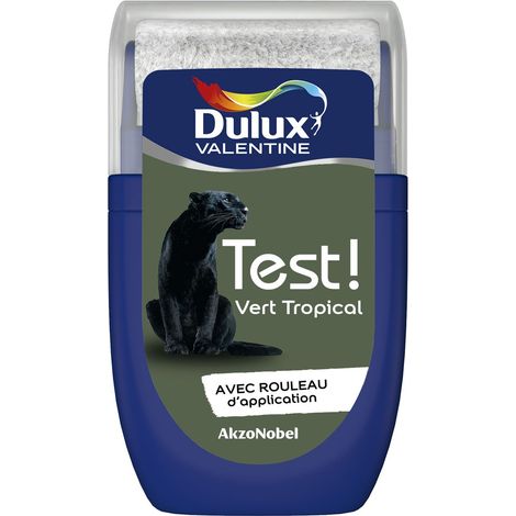 Testeur de couleur Vert Tropical 30 mL - Peinture Dulux Valentine