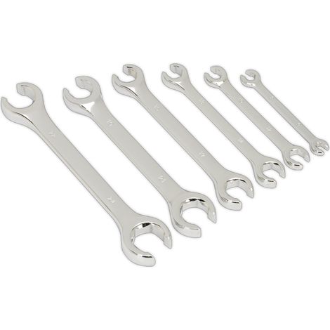 Sealey Siegen Flare Nut Spanner Set 6pc S0767