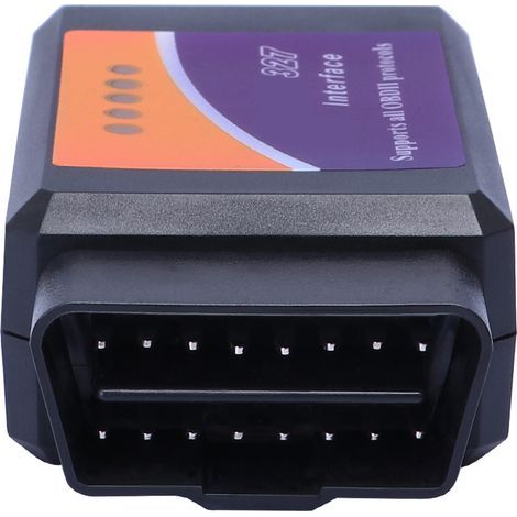 ELM327 OBD2 Bluetooth-Adapter Kfz-Diagnosescanner OBDII-Lesegerät Fahrzeugfehlercode-Lesegerät (1/4)