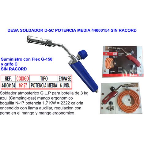Saldatore DESA D-5C di media potenza 44000154 senza raccordo