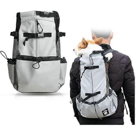 Sac à dos de transport pour chien, avec doublure imperméable, petit sac de voyage pour la randonnée, la marche et le vélo. (1/5)
