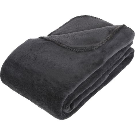 Plaid en microfibre uni (1/4)